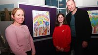 Young people paint for peace in Naas Lions competition Young people paint for peace in Naas Lions competition