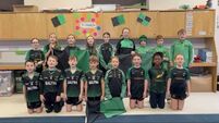 Cadamstown National School pupils show their support for Balyna Cadamstown National School pupils show their support for Balyna