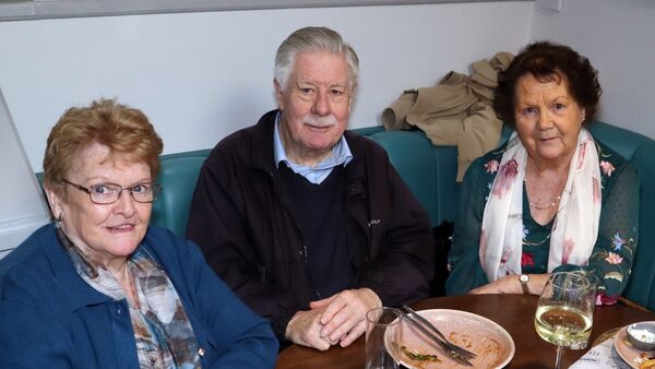 Anne Dowling, Bob Webster, Betty McCrossan. Anne Dowling, Bob Webster, Betty McCrossan.