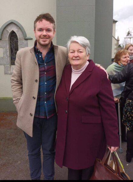 Retiring Castledermot choir master Carole Dempsey with organist Brian Kehoe at a recent presentation to mark her service Retiring Castledermot choir master Carole Dempsey with organist Brian Kehoe at a recent presentation to mark her service