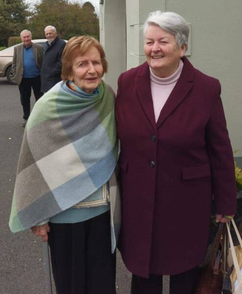Carole Dempsey with friend Nabla Kane Carole Dempsey with friend Nabla Kane