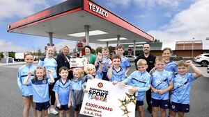 Eadestown GAA club receives Kildare Texaco award Eadestown GAA club receives Kildare Texaco award