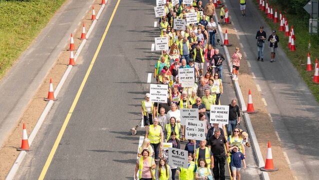 Controversial Moone Timolin cycle path is ‘a pilot project’ Controversial Moone Timolin cycle path is ‘a pilot project’