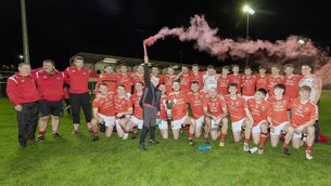 <p>The Athy celebrate after their win over Naas Photo: Sean Brilly</p> <p>The Athy celebrate after their win over Naas Photo: Sean Brilly</p>