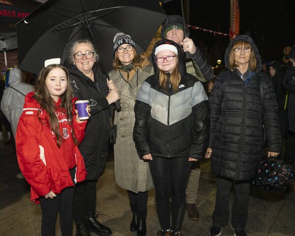 Áine Masterson, Lindsay Hoey, Mary Maher, Saoirse Maher, Paul Maher and Jean Bambrick Áine Masterson, Lindsay Hoey, Mary Maher, Saoirse Maher, Paul Maher and Jean Bambrick