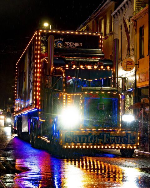 The Santa Truck coming through Athy The Santa Truck coming through Athy