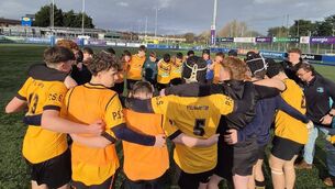 <p>A last-minute huddle for PSS Newbridge at Energia Park, Donnybrook. Photo: PSS Newbridge.</p> <p>A last-minute huddle for PSS Newbridge at Energia Park, Donnybrook. Photo: PSS Newbridge.</p>