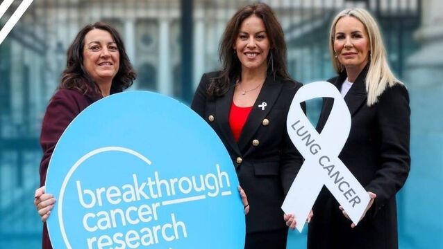 Naas native brings white ribbon for lung cancer to Ireland Naas native brings white ribbon for lung cancer to Ireland