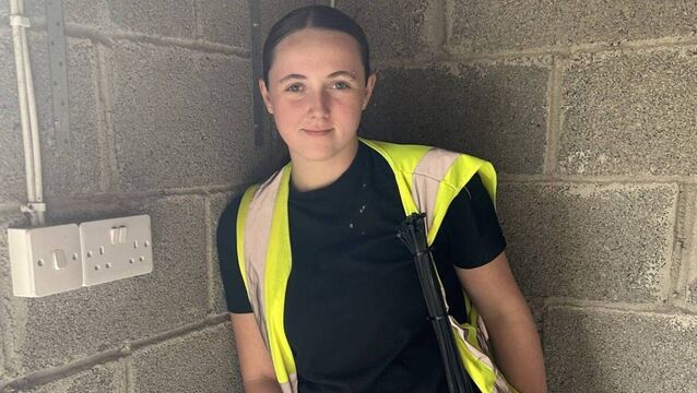 Kellie Cullen (19) from Caragh who has beaten 3,000 competitors to make the semi-final of the Screwfix Apprentice of the Year competition, <p>Kellie Cullen (19) from Caragh who has beaten 3,000 competitors to make the semi-final of the Screwfix Apprentice of the Year competition,</p>