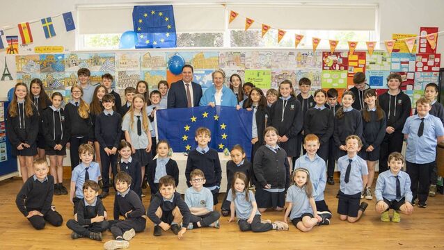 Kildare school welcomes Austrian Ambassador for Europe Day Kildare school welcomes Austrian Ambassador for Europe Day