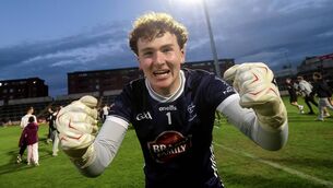 <p>Kildare goalkeeper Joe Crotty celebrates Kildare's Leinster Minor Football Championship win</p> <p>Kildare goalkeeper Joe Crotty celebrates Kildare's Leinster Minor Football Championship win</p>