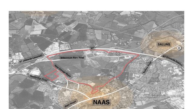 The map of the new Naas Quadrant <p>The map of the new Naas Quadrant</p>