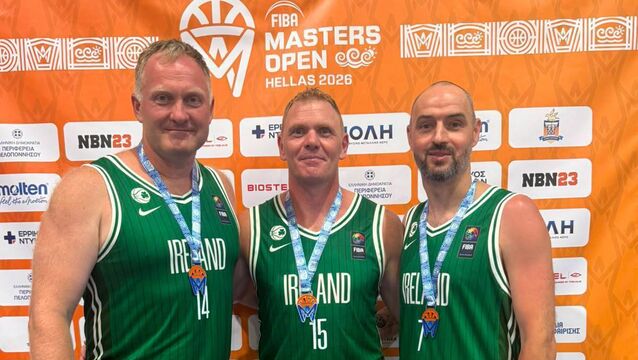 Kildare club players help propel Ireland to medals at FIBA Masters Open Kildare club players help propel Ireland to medals at FIBA Masters Open