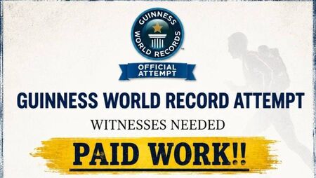 Get Paid to Witness a World Record Attempt in Laois Get Paid to Witness a World Record Attempt in Laois