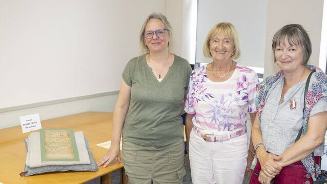 Quaker artefact brings visitors to Castledermot Quaker artefact brings visitors to Castledermot